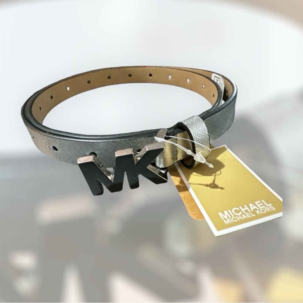 New with tag skinny silver, Michael Michael Kors belt